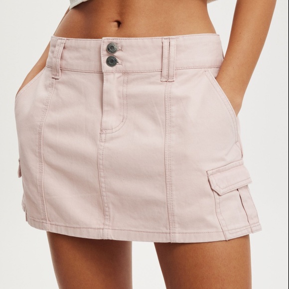 Cotton On Dresses & Skirts - NWT Cotton On Benny Cargo Skirt Pink Size 10